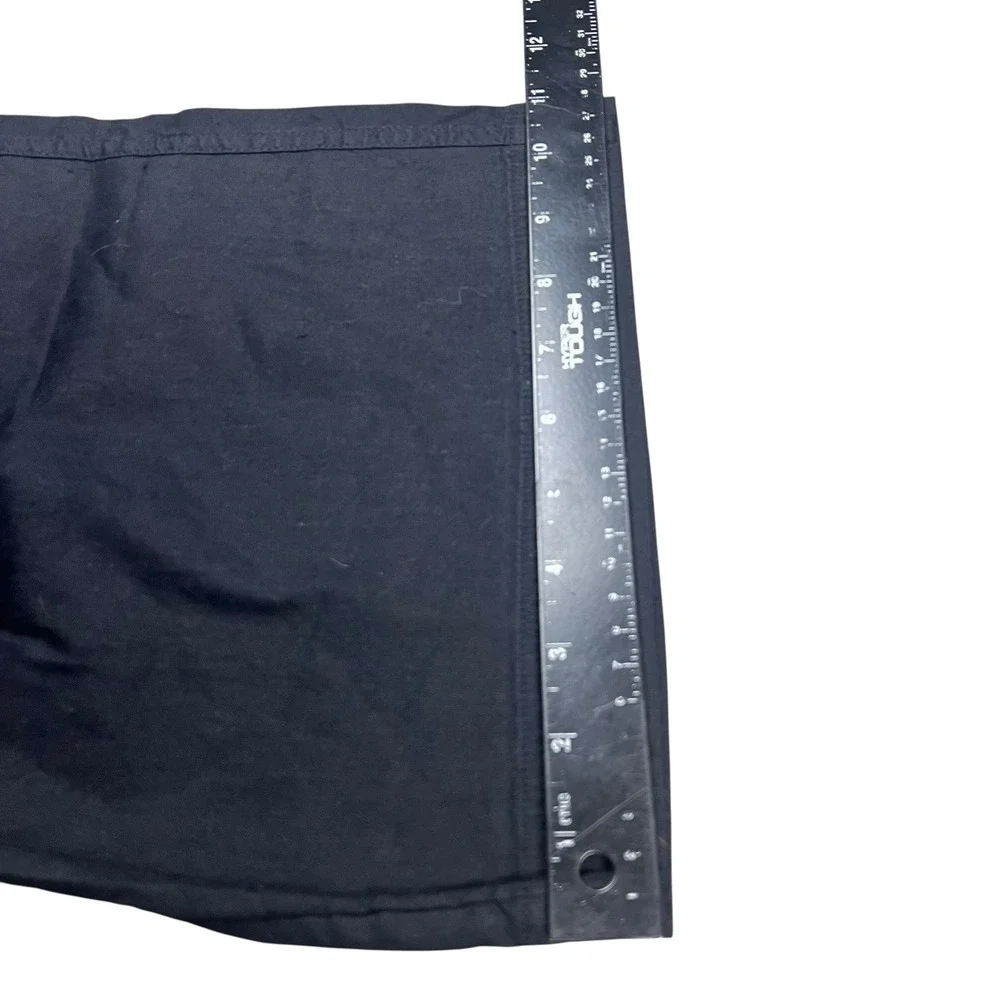 Athleta Black Wide Leg Drawstring Elastic Waist‎ Pants XS Womens Pockets Relaxed